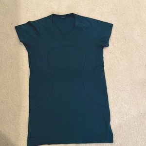 Lululemon teal swiftly short sleeve